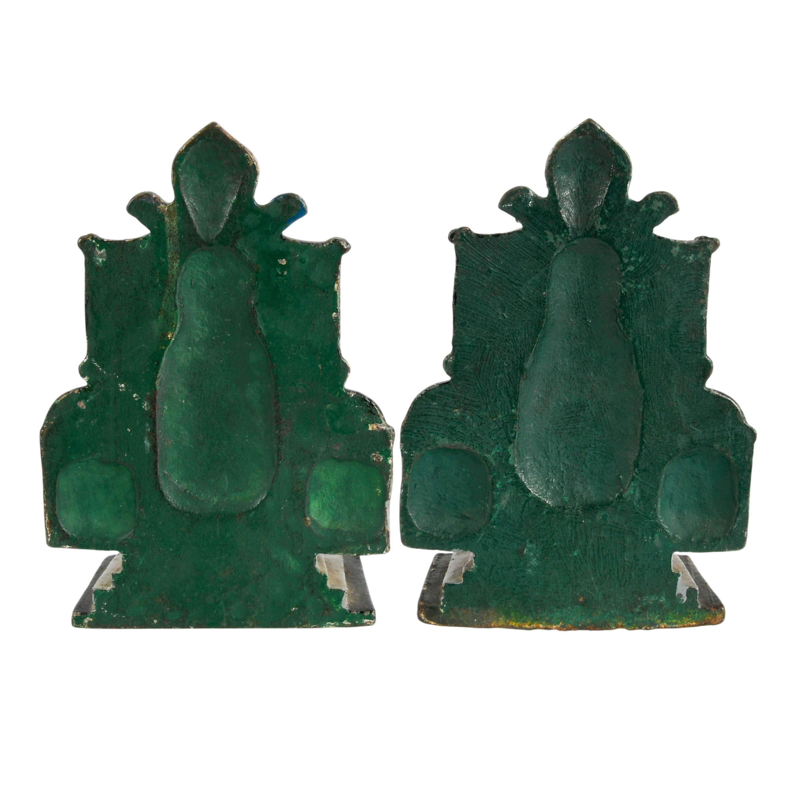 Pair of Antique Dutch Milkmaids with Buckets Bookends-3