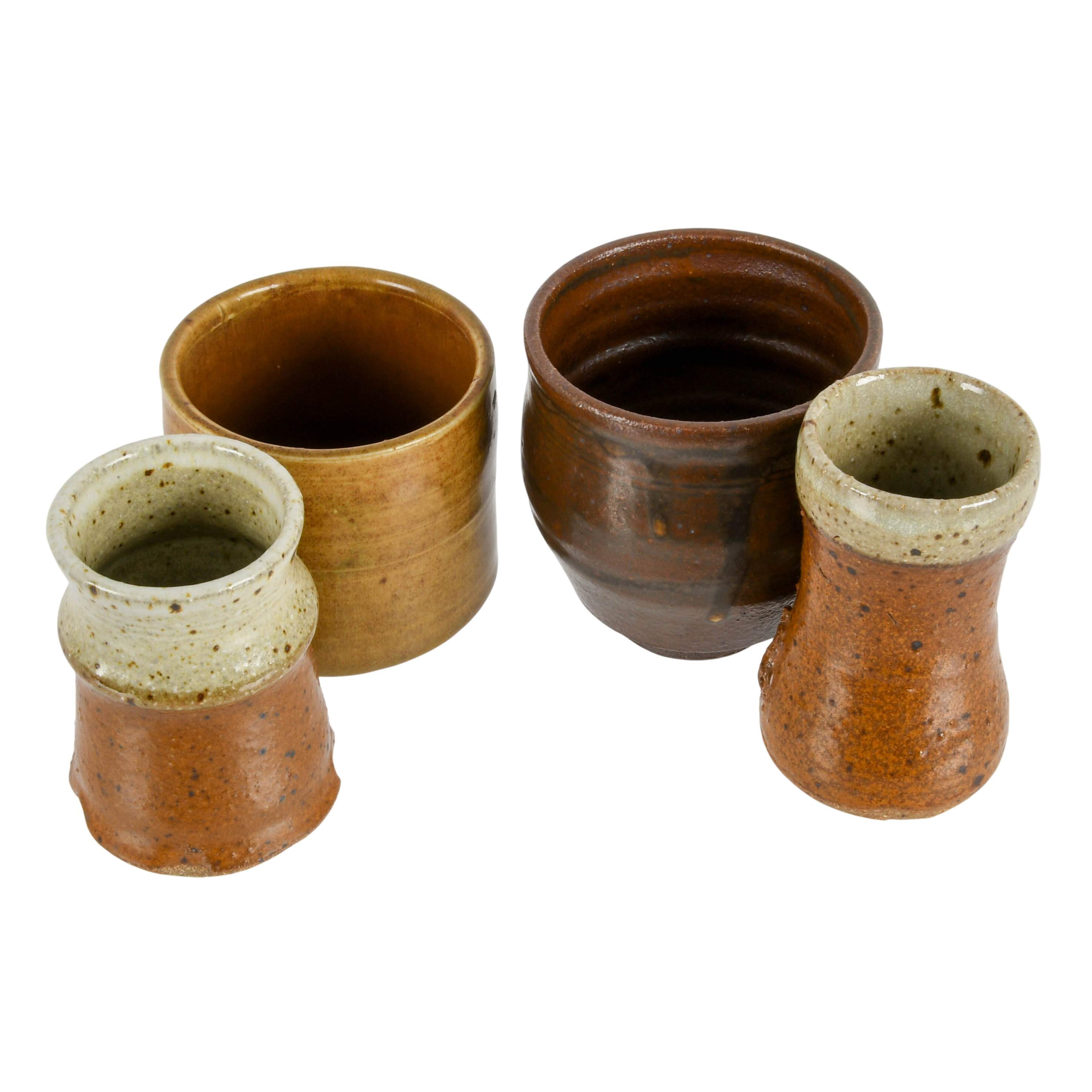 Grouping of Studio Pottery Cups and Vases-2