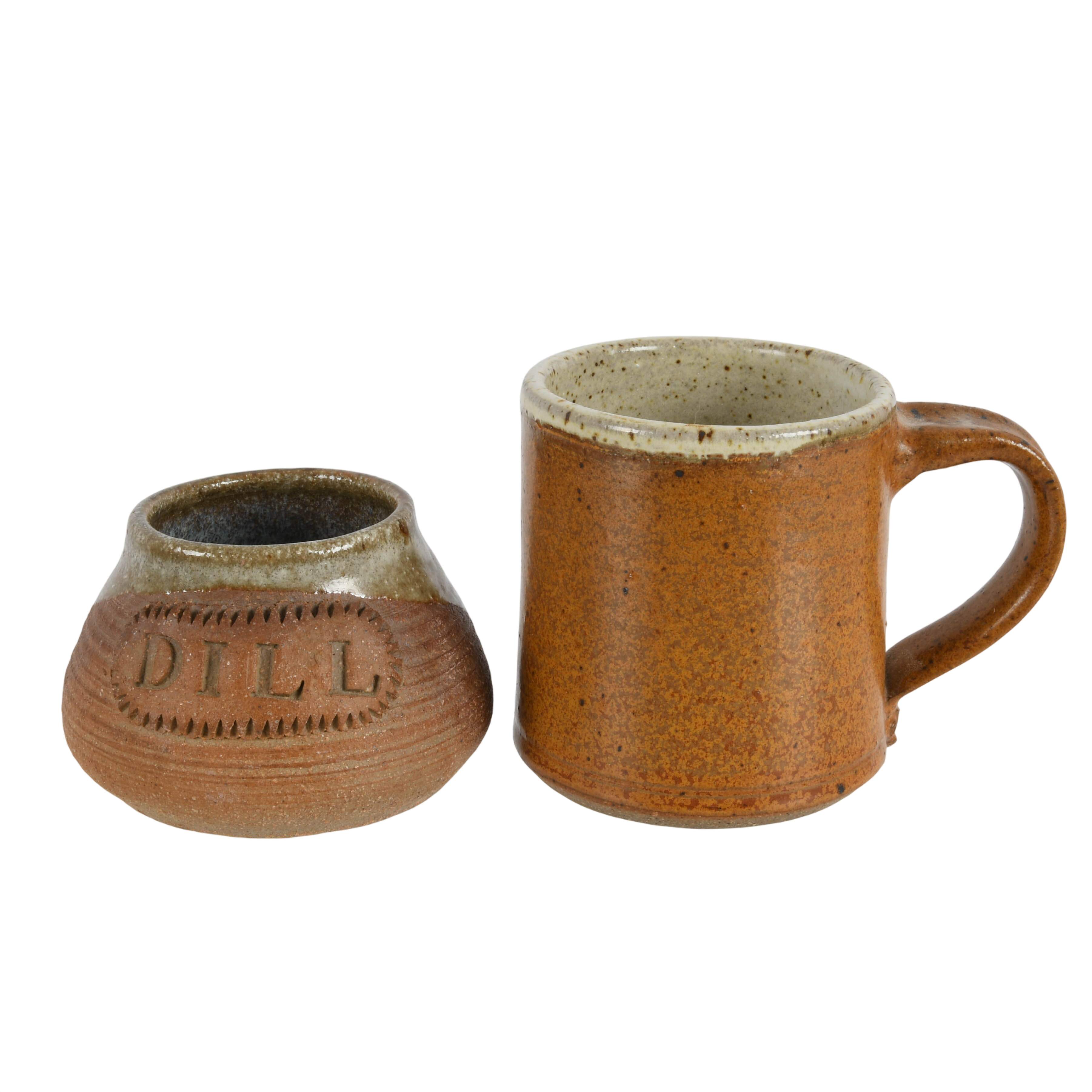 Signed Studio Art Pottery: Vases and Mug-6