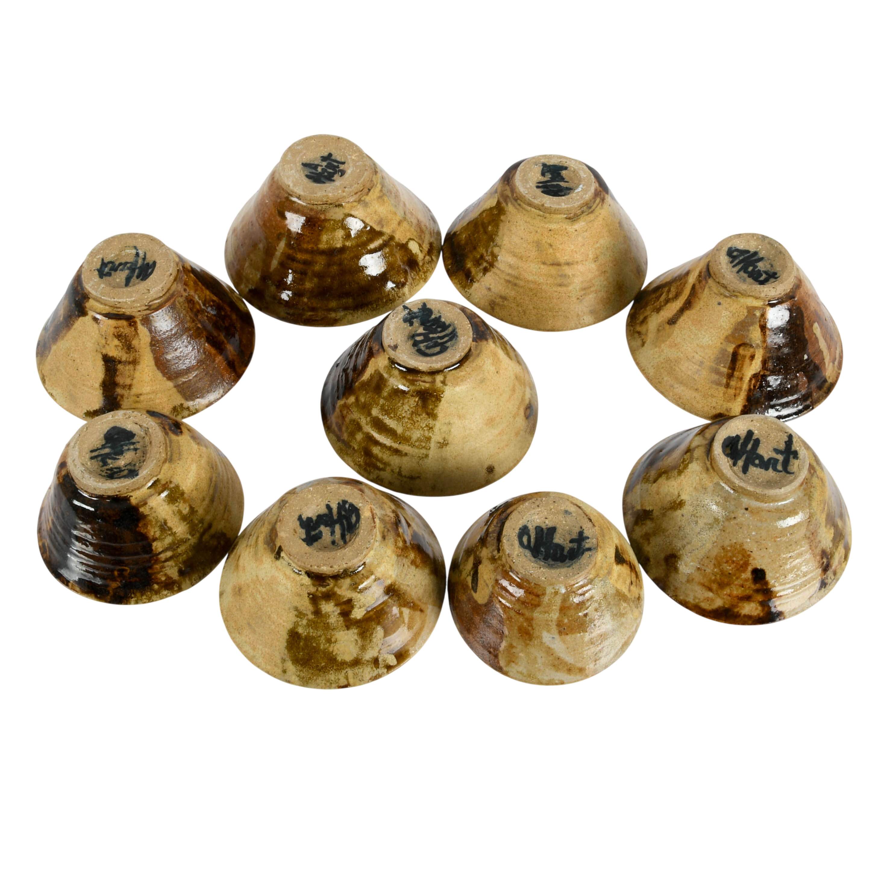 Set of Studio Art Pottery Bowls-7