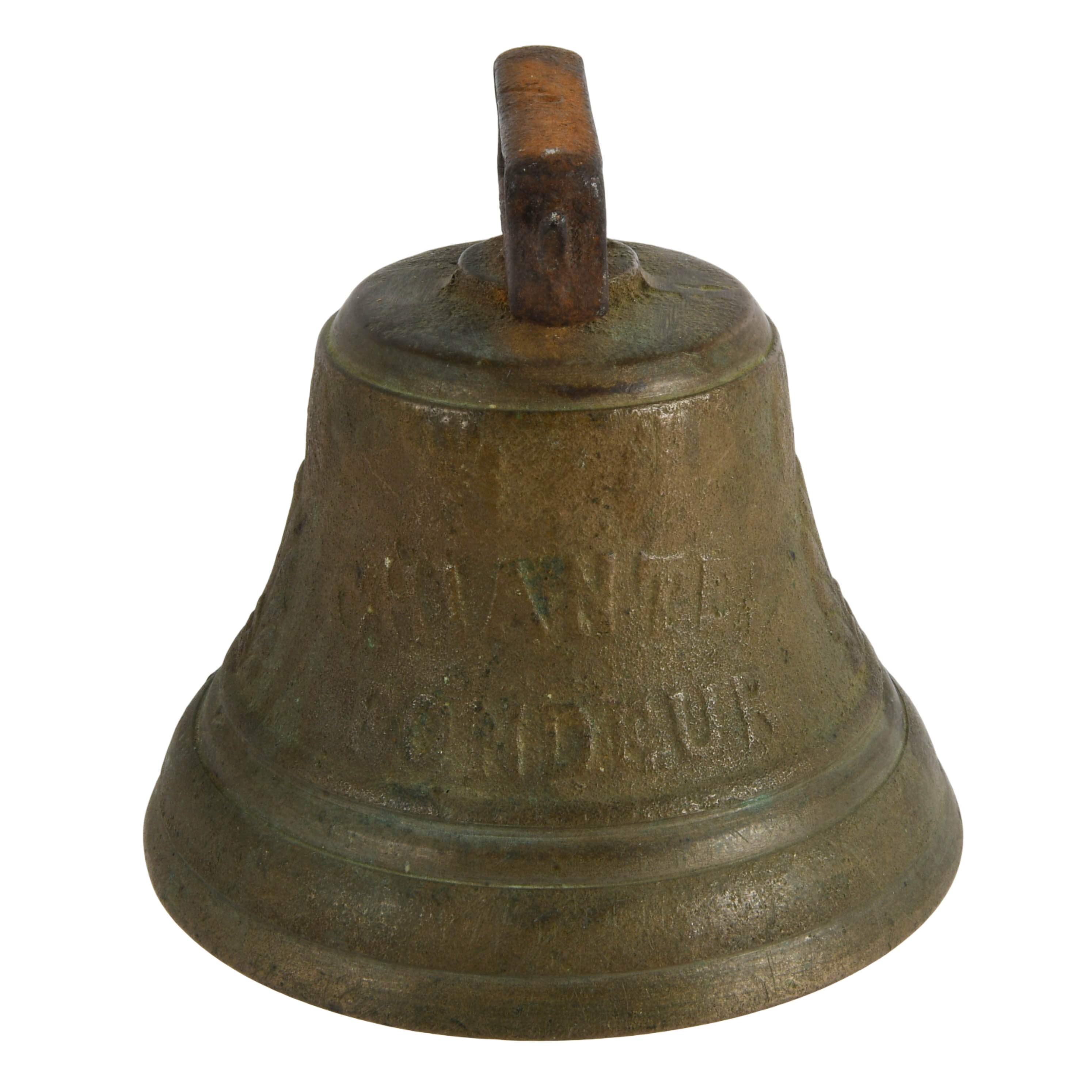 Swiss Chalet Remembrance Eight-Day Clock and Chiantel Swiss Cow Bell-3