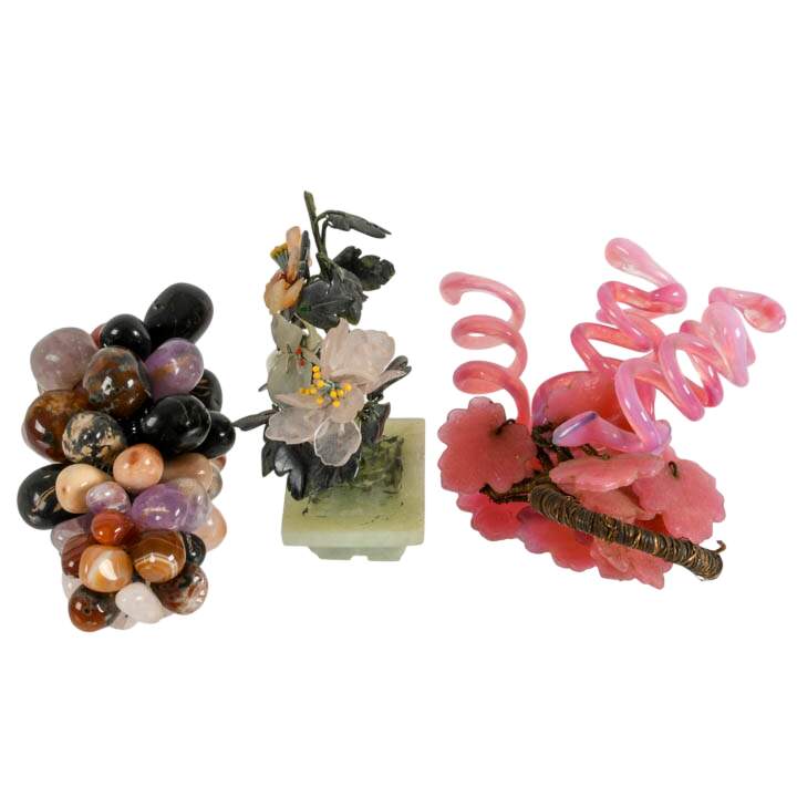 Grouping of Stone and Glass Fruits-2