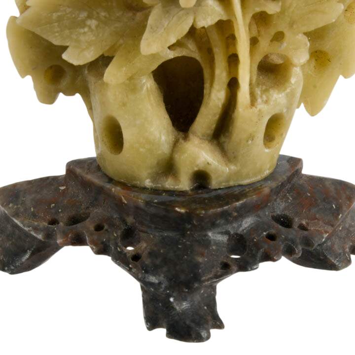 Pair of Chinese Carved Soapstone Objects-5