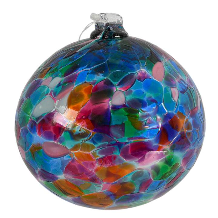 Five-Piece Set of Christmas Glass Ornaments-3