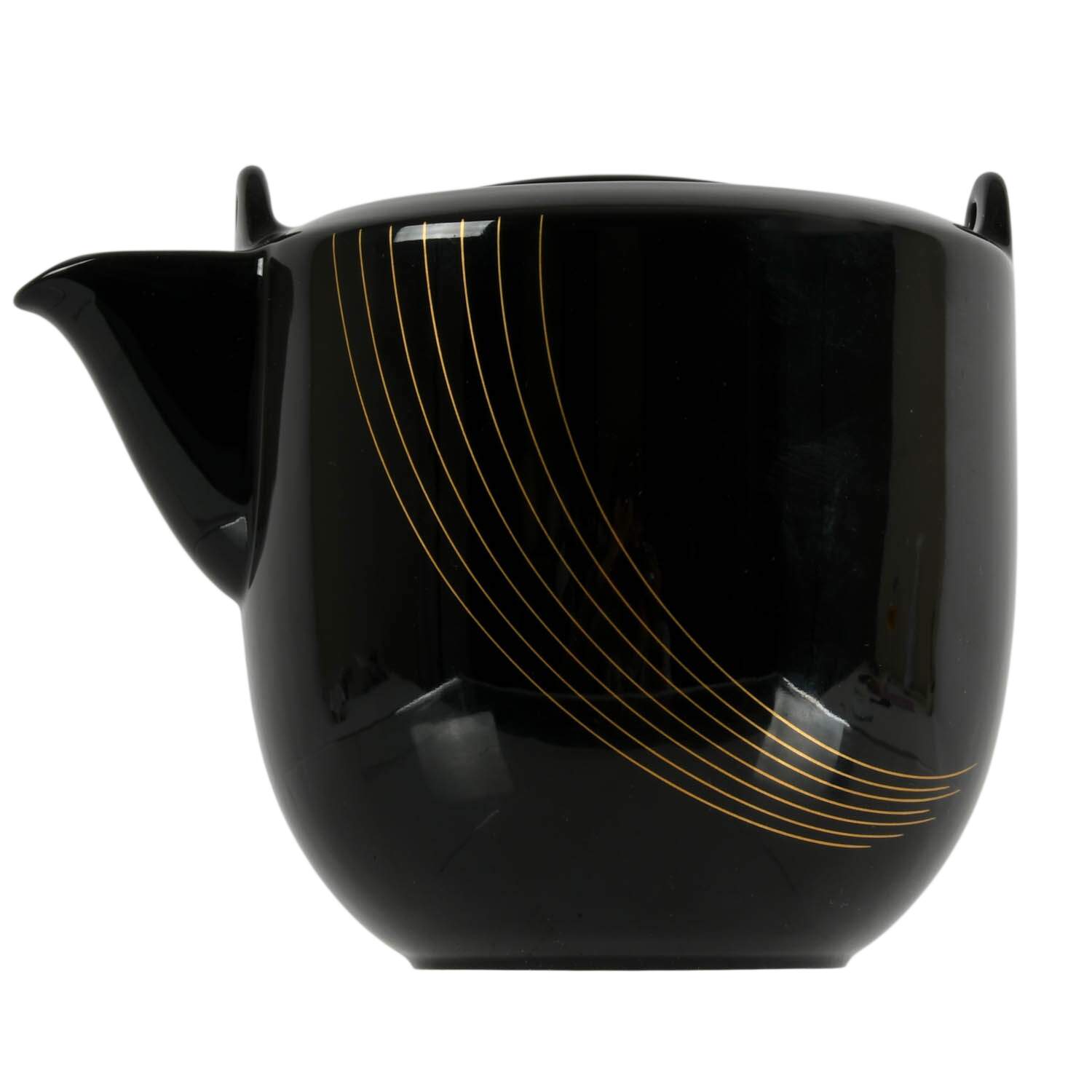 1980s Mikasa Jack Lenor Larsen Terra Nova Milk Tea Pot-1
