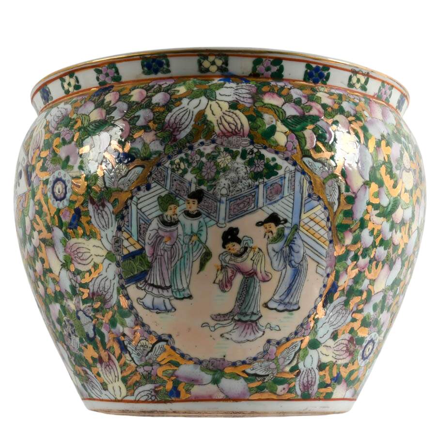 Chinese Porcelain Famille Verte Planter-3