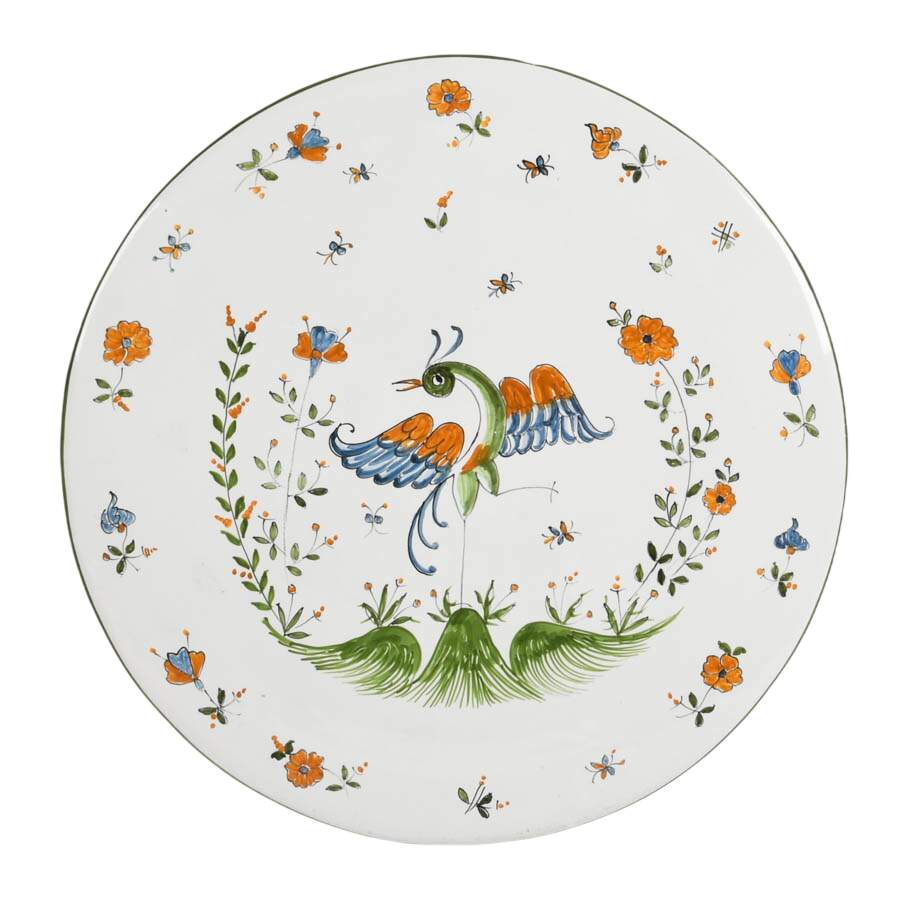 Ten-Piece Paci Torgiano Italian Glazed Faience Terracotta Serving Set-2