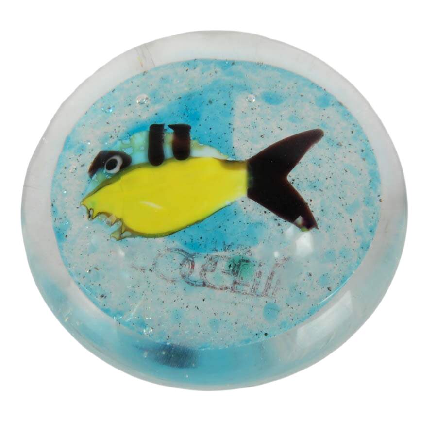 Grouping of Six Crystal Paperweights-5