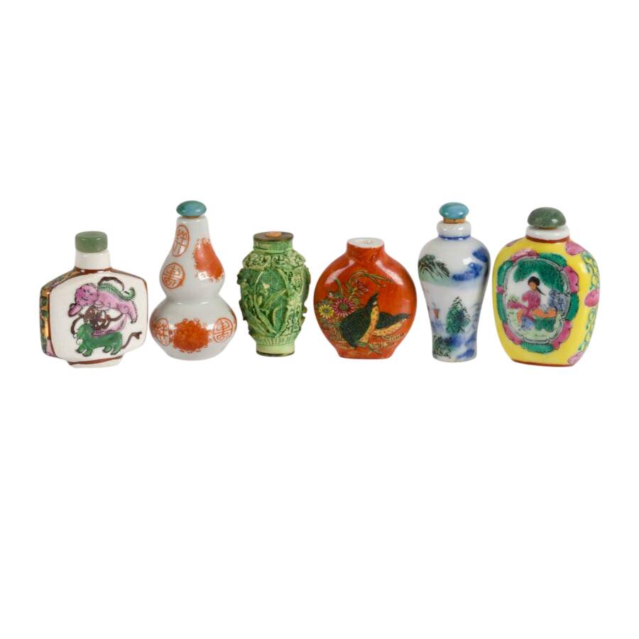 Six Chinese Snuff Bottles-1