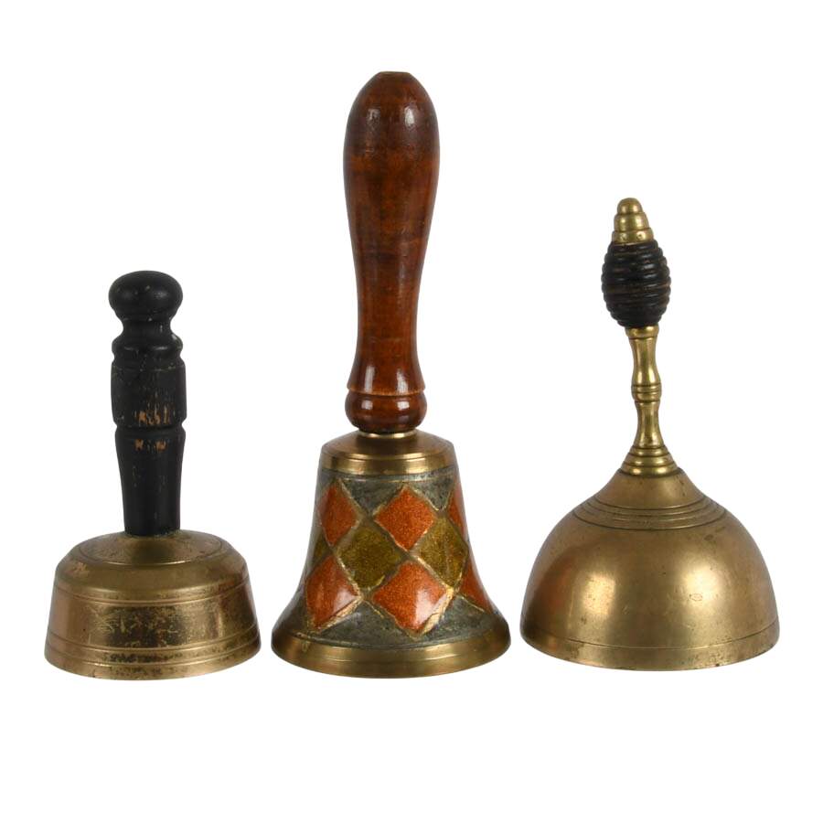 Group of Six Metal Bells-2