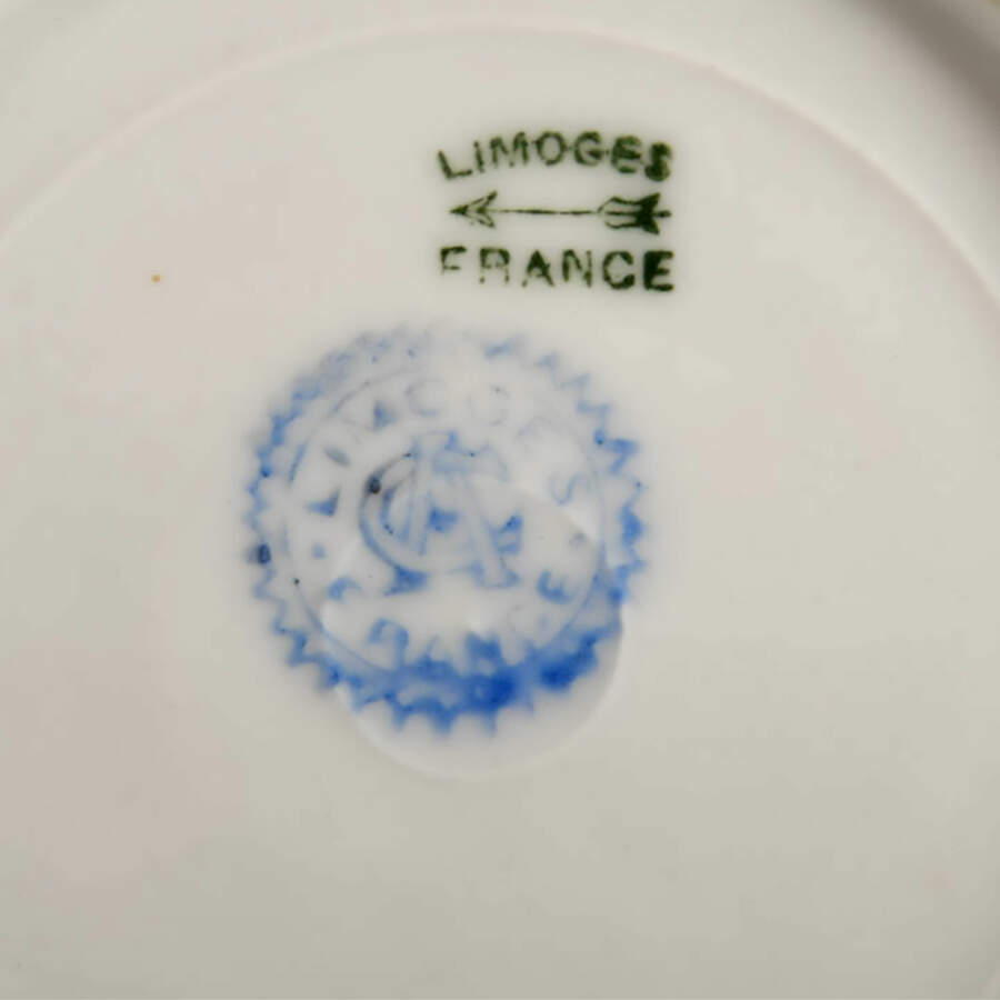 Universal Toaster and Five Limoges Bread and Butter Plates-12