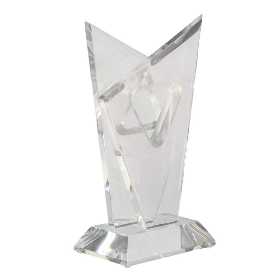 Mid-Century Modern Acrylic Star of David Sculpture After Hivo Van Teal-1