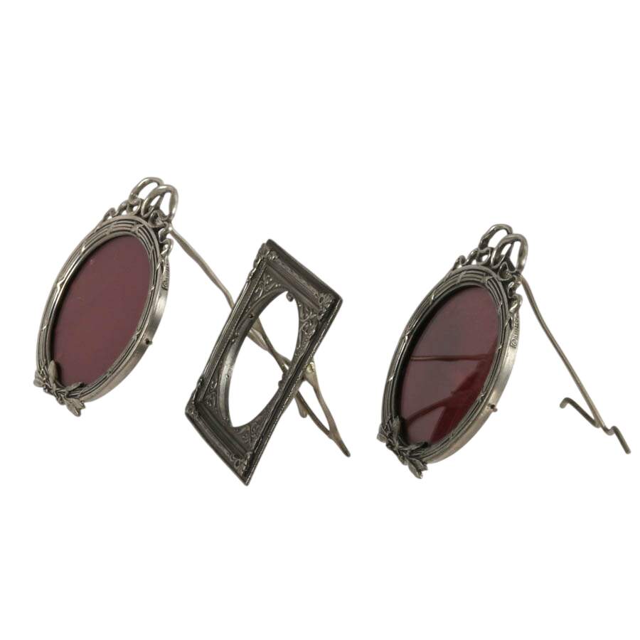 Set of Three Elias Fine Pewter Miniature Photo Frames-3