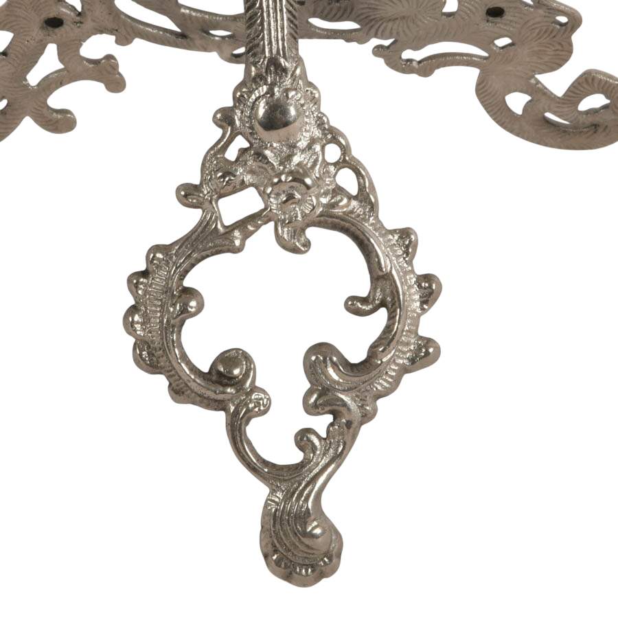 Baroque-Style Silver Plate Table Easel-6