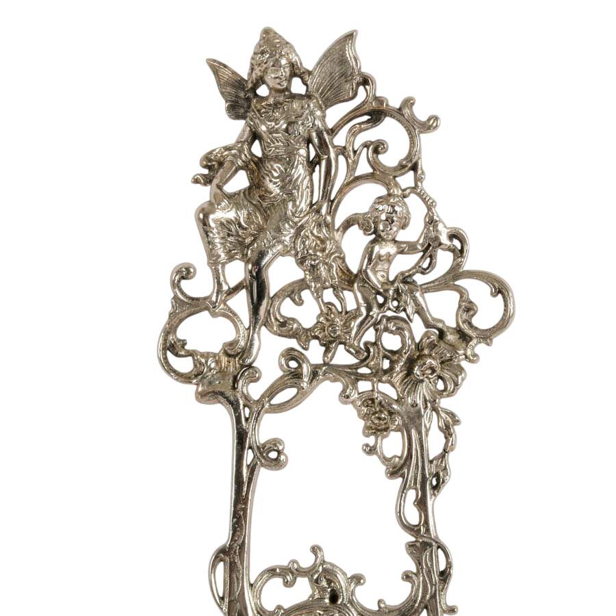 Baroque-Style Silver Plate Table Easel-2