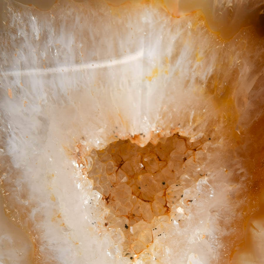 Natural Quartz Geode Specimen Bookends-5