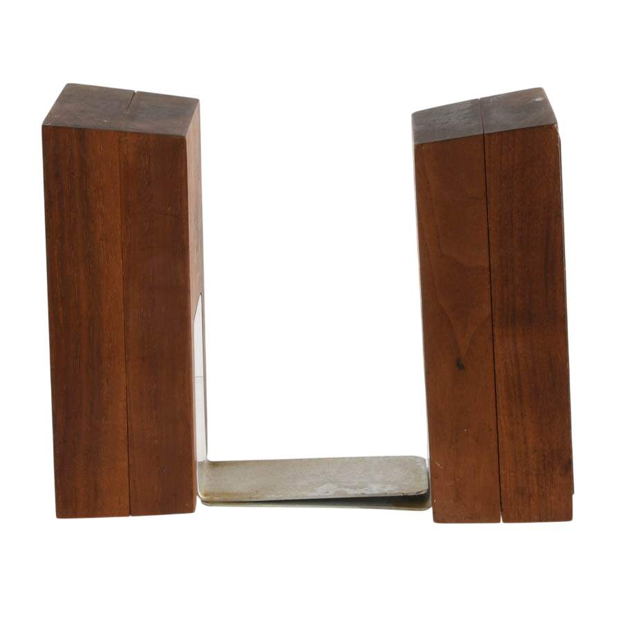 Pair of Hand-Crafted Bovano Bookends-3