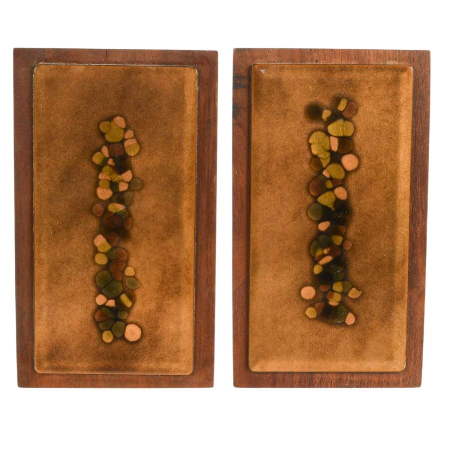 Pair of Hand-Crafted Bovano Bookends-1