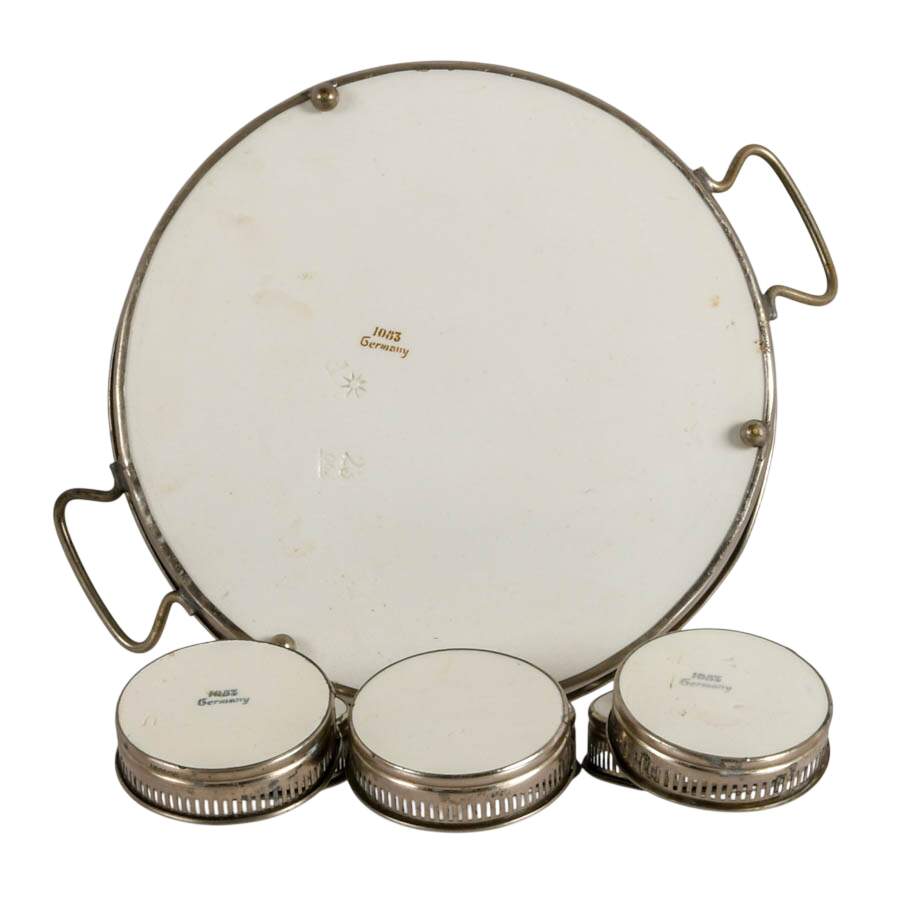Antique Sternauware Coaster and Tray Set-10