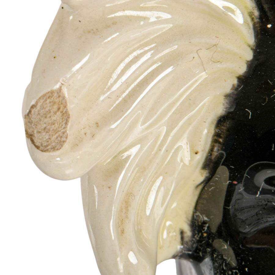 Mid-Century Modern Ceramic Horse Bookends-8