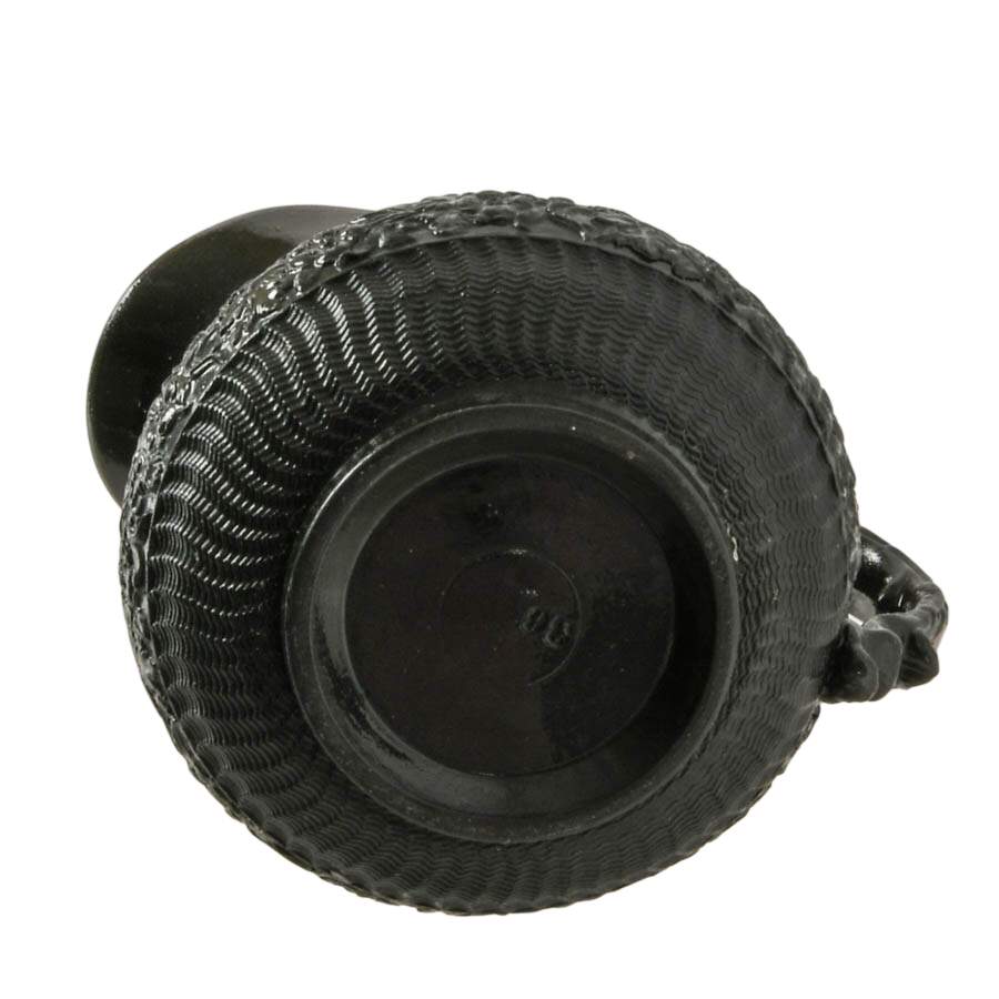Georgian Clear-Glazed Black Basalt Creamer Attributed to Ralph Harding-6