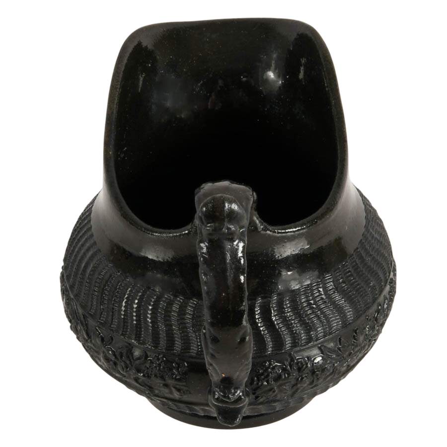 Georgian Clear-Glazed Black Basalt Creamer Attributed to Ralph Harding-3