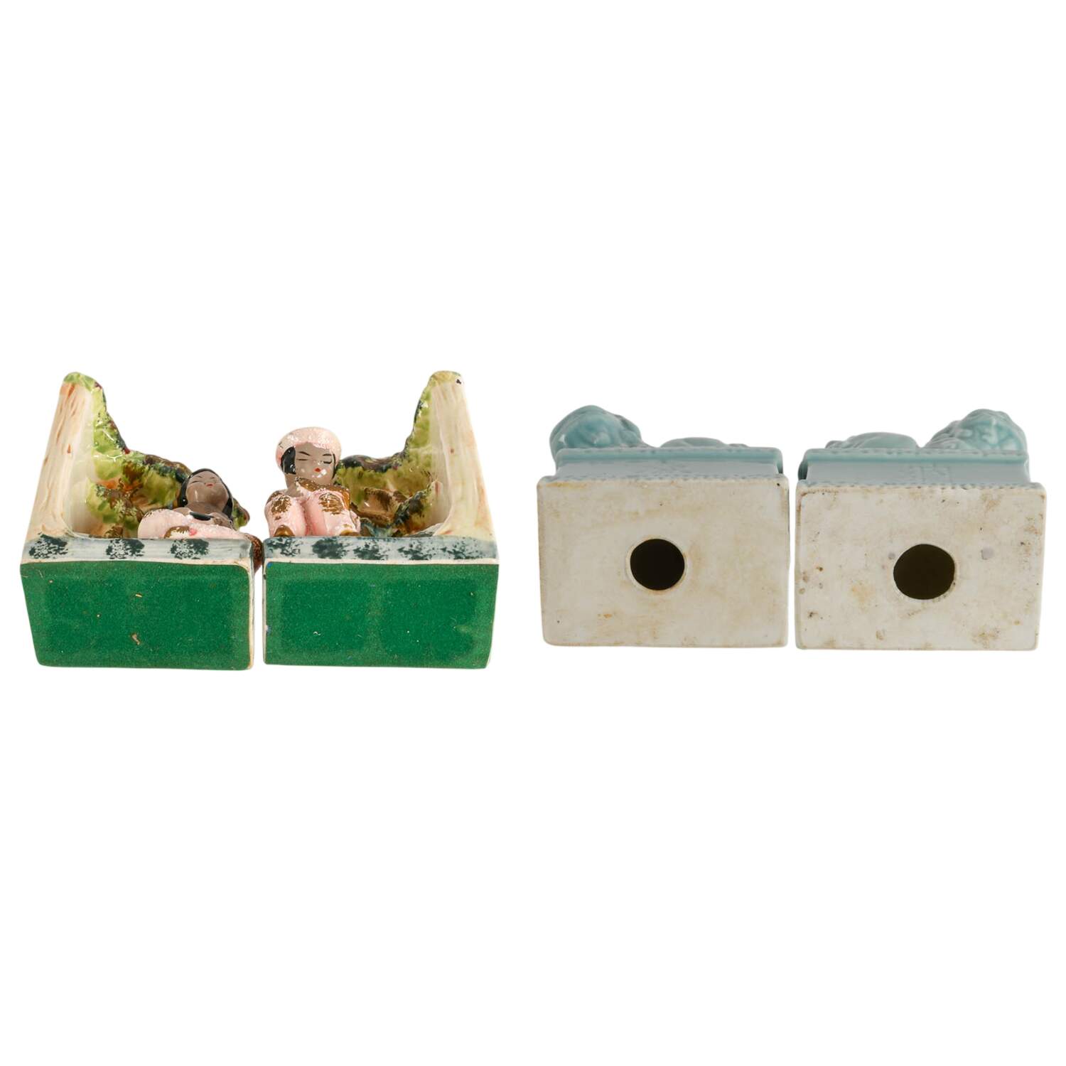 Quadruple Collection of Chinese Bookshelf Items-9