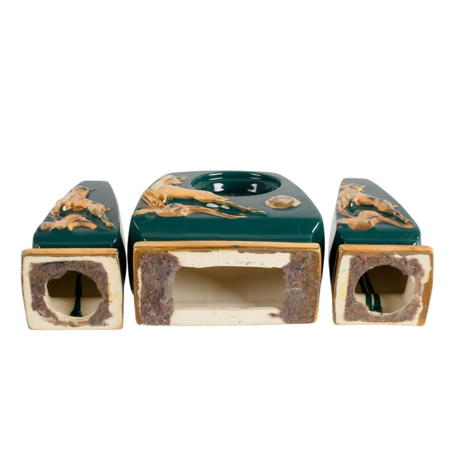 Mid-Century Modern Ceramic Mantel Set-7