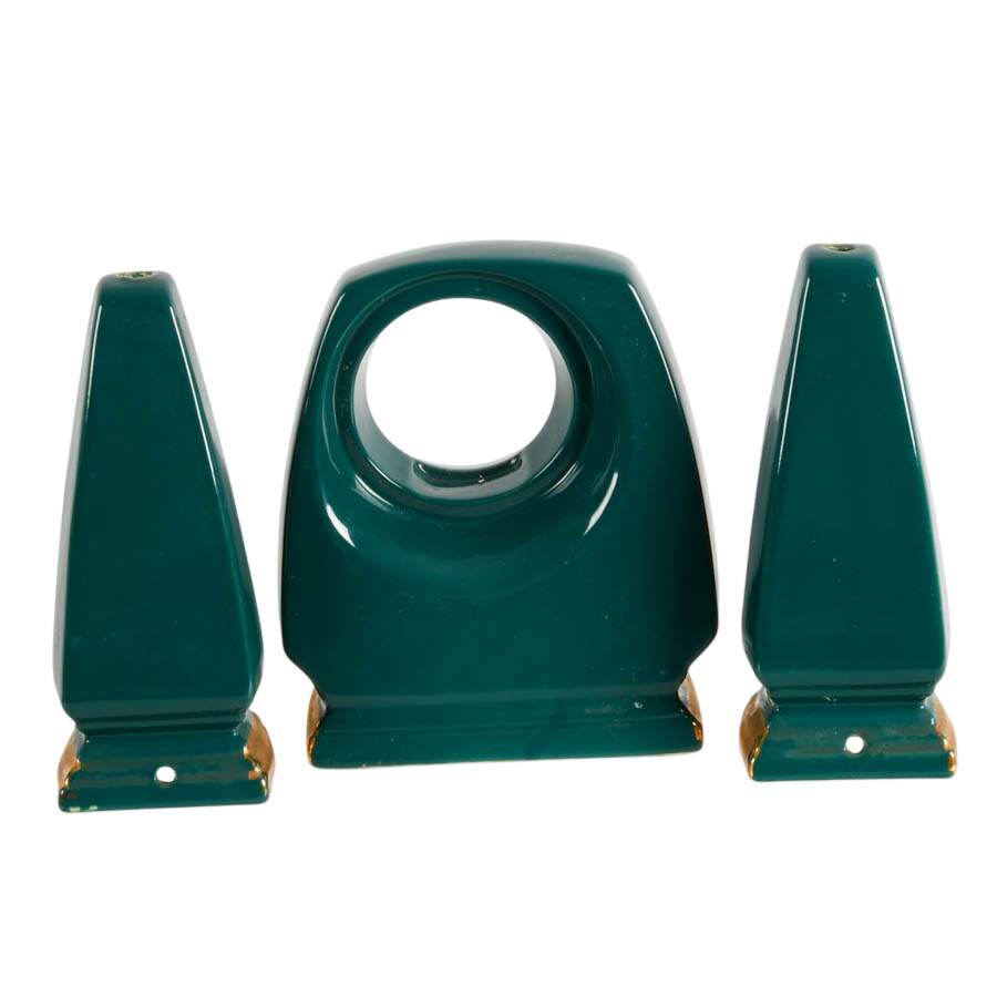 Mid-Century Modern Ceramic Mantel Set-3