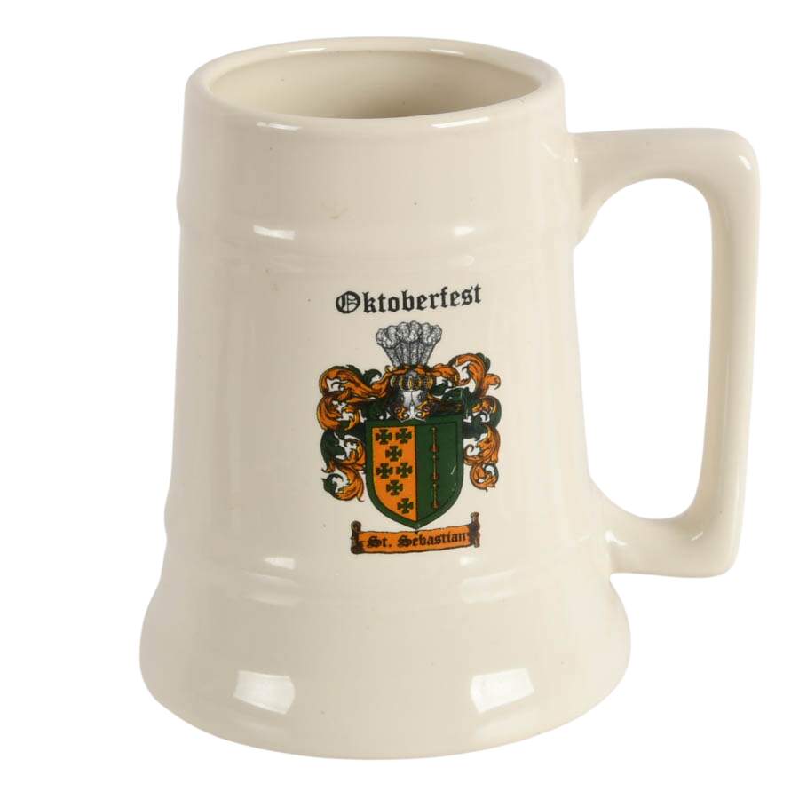 Pair of Franz Stöber Stoneware Beer Steins and a German Pottery Beer Stein-8