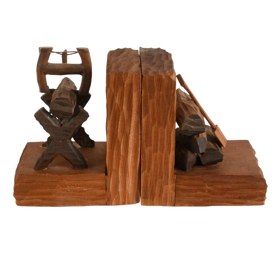 Pair of Woodworking Bookends-7