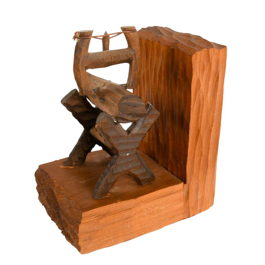 Pair of Woodworking Bookends-5