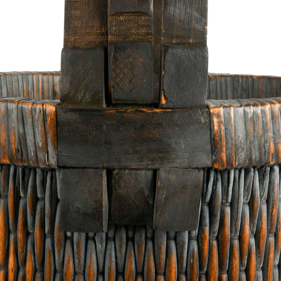 Woven Reed Basket-5