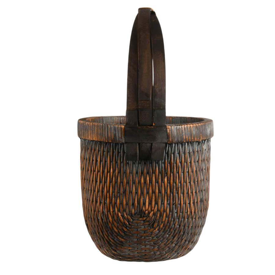 Woven Reed Basket-3
