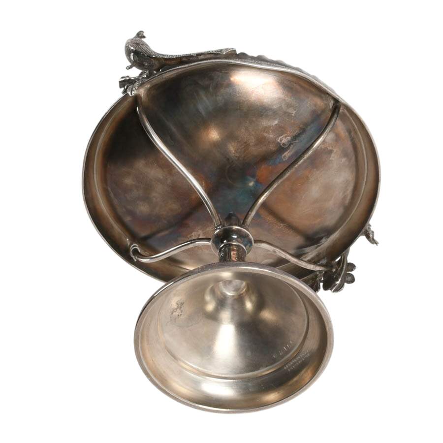 Reed & Barton Silver-Plated Bride's Basket-10