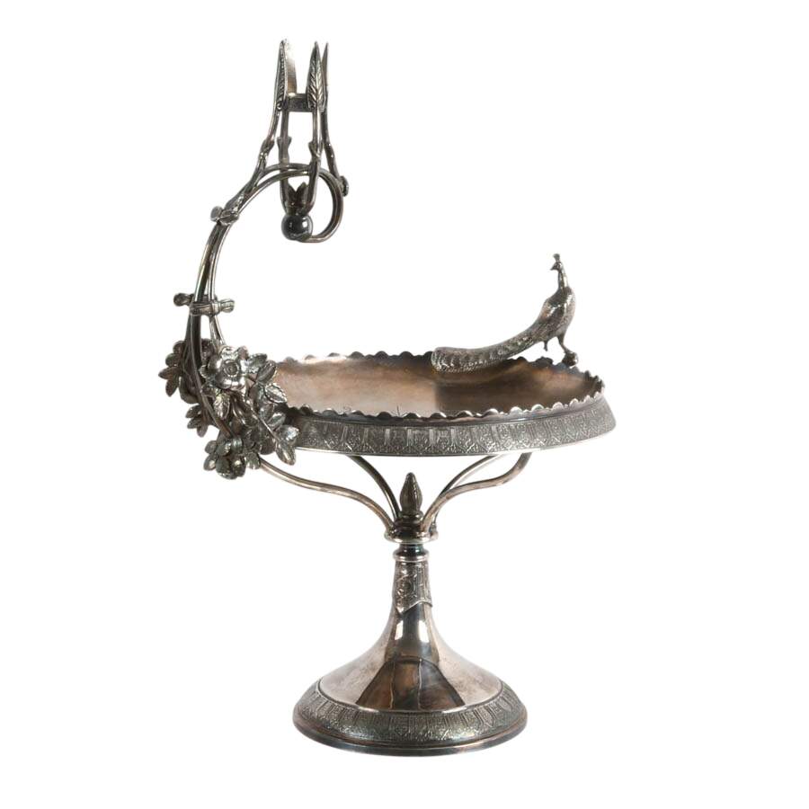 Reed & Barton Silver-Plated Bride's Basket-8
