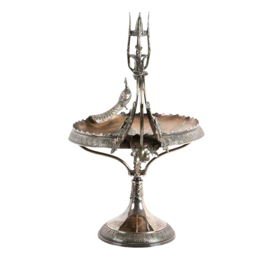 Reed & Barton Silver-Plated Bride's Basket-7