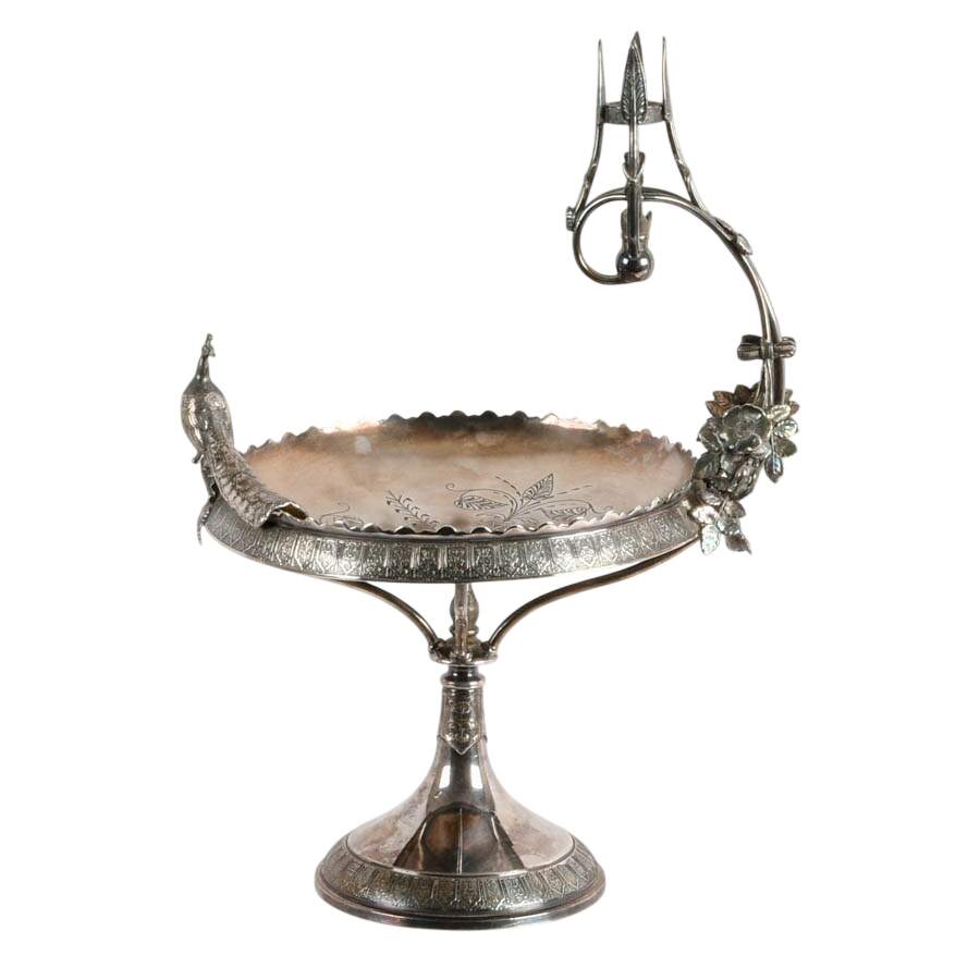 Reed & Barton Silver-Plated Bride's Basket-6
