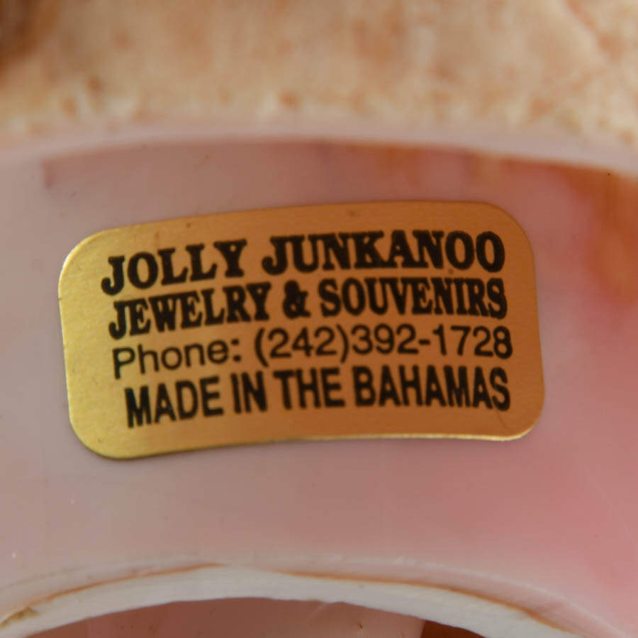 Hand-Carved Conch Shellfish Mounted on a Natural Conch Shell-7