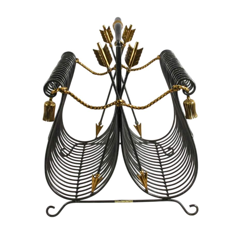 Maitland-Smith Regency Archer's Magazine Rack-6