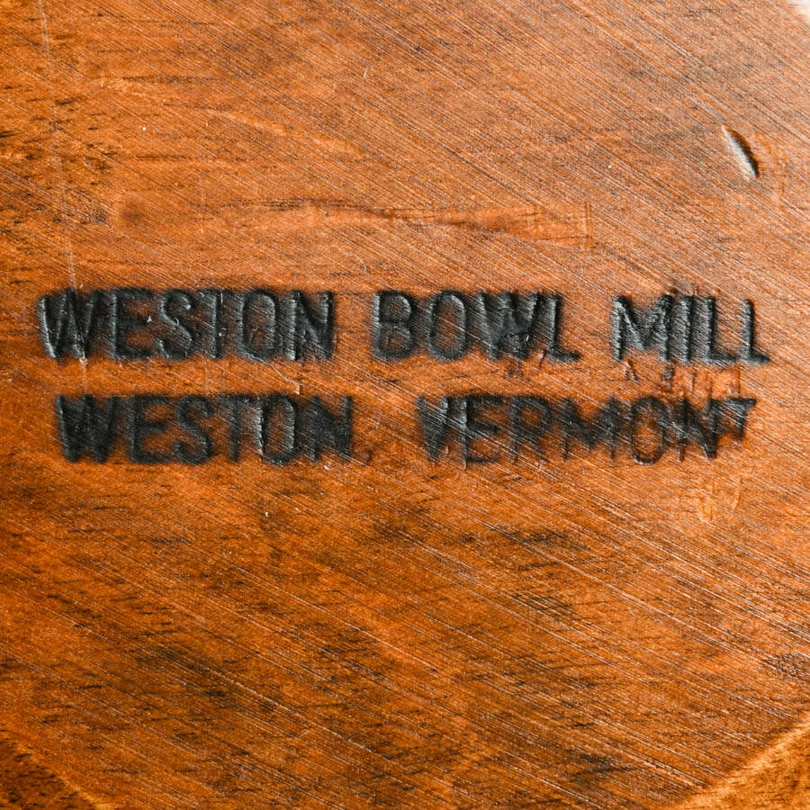 Set of Five Wooden Bowls by Weston Bowl Mill-6