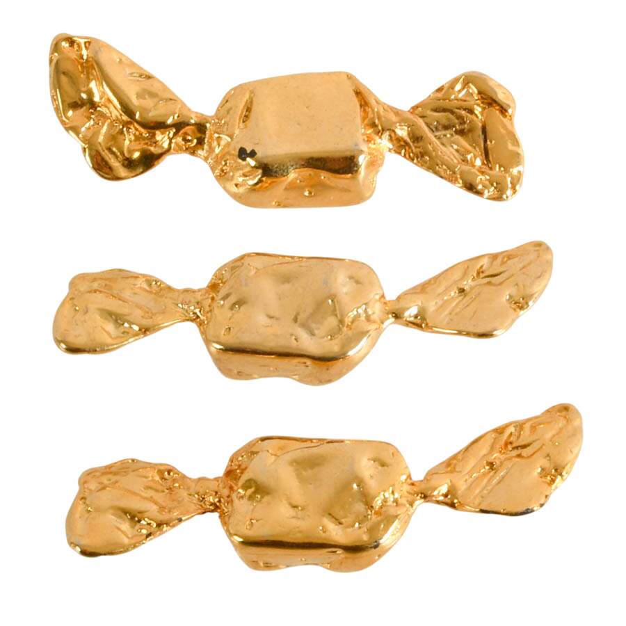 Four-Piece 1950s Collection of Gold-Plated Candies-3