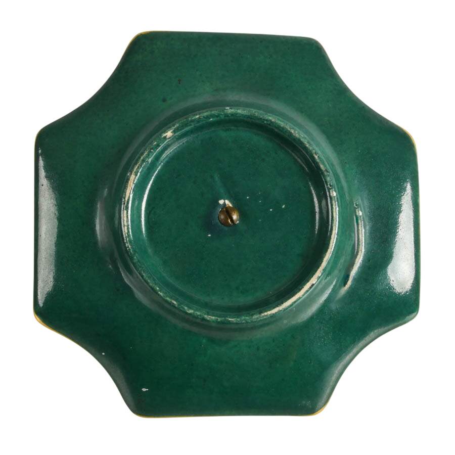 Antique Napoleon Conquering Egypt Bronze and Porcelain Cigar Ashtray-8