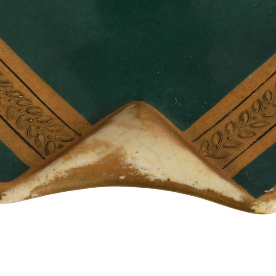 Antique Napoleon Conquering Egypt Bronze and Porcelain Cigar Ashtray-7