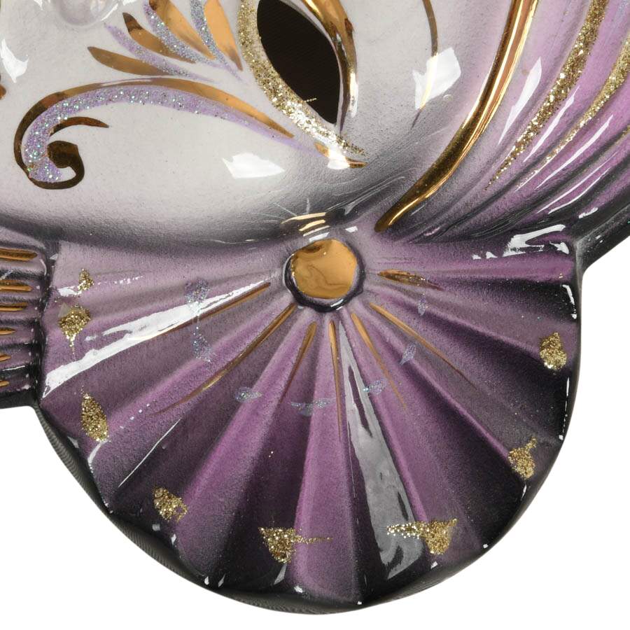 Pair of Sandini & Bertoncello Hand-Made Masquerade Masks-8