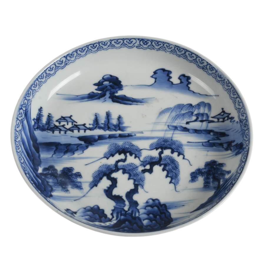 Antique Japanese Arita Ware Porcelain Bowl-3