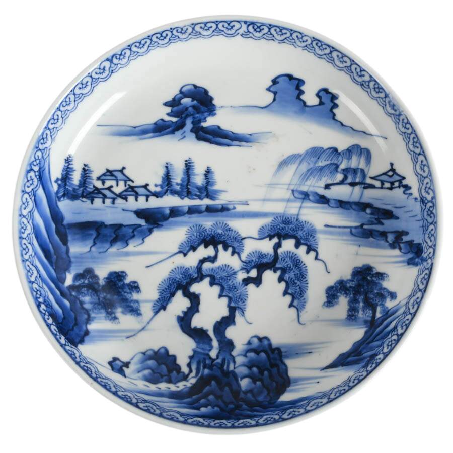 Antique Japanese Arita Ware Porcelain Bowl-1