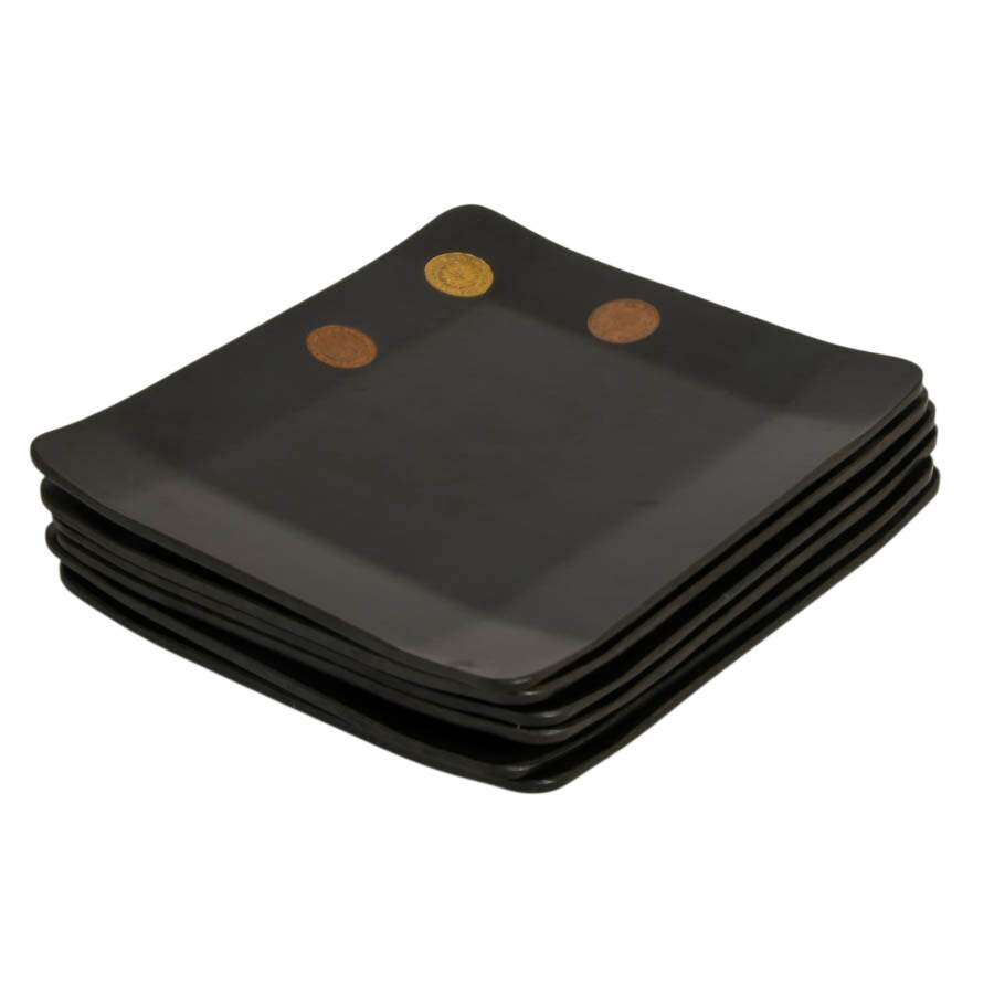 Set of Six Couroc of Monterey Small Coin Trays-3
