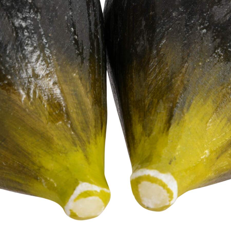 Pair of Alabaster Figs-4