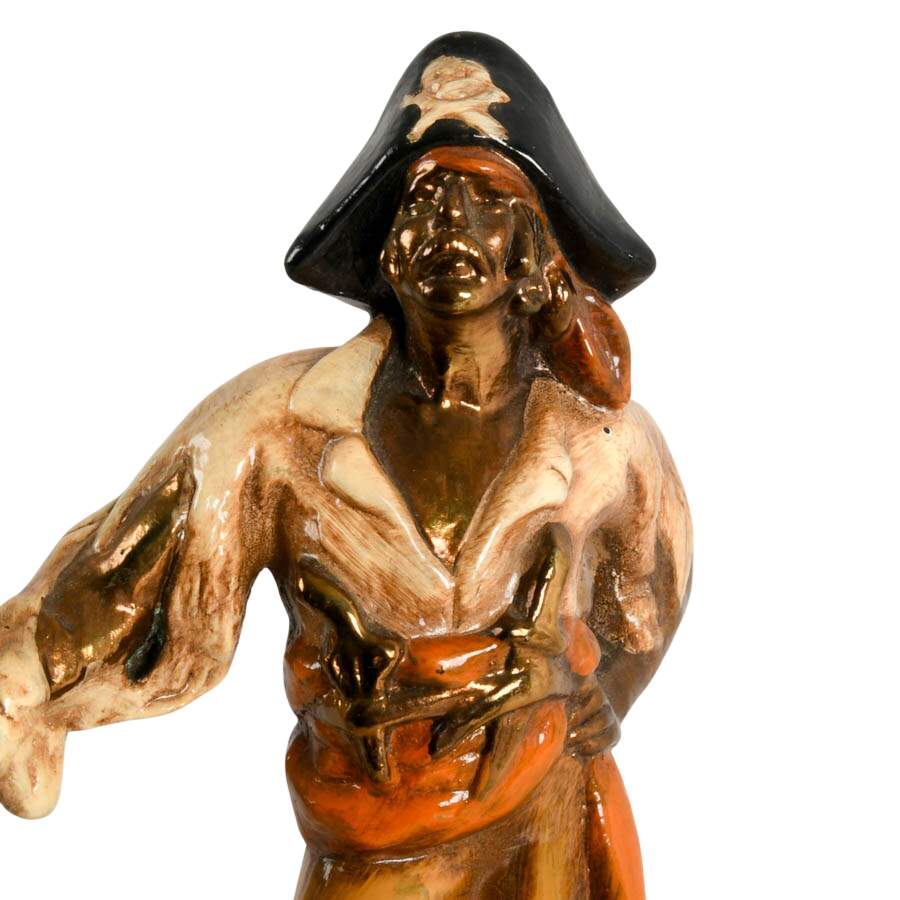 Pair of Jolly Roger Swashbuckler Bookends After Paul Herzel-2